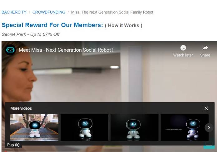 Misa: The Next Generation Social Family Robot