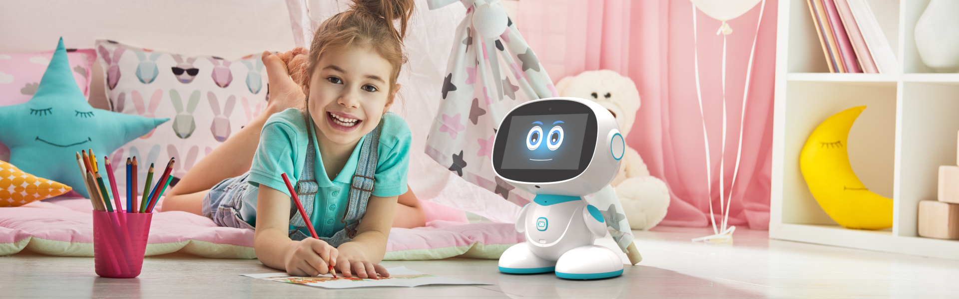 Kids Unbox the Misa Social Robot, Fun with Robot